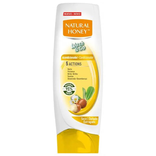 Natural Honey Wash y Go Acondicionador Seco 330ml - By Mio Perfumería