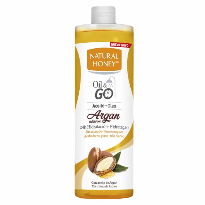 Natural Honey Elixir De Argan Oil & Go Body Oil 250ml - By Mio Perfumería