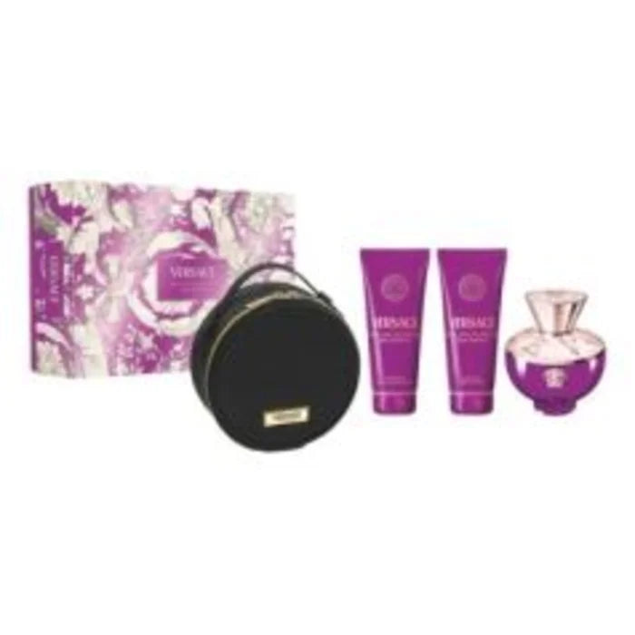 Versace Dylan Purple Eau de Perfume Spray 100ml Set 4 Pieces - By Mio Perfumería