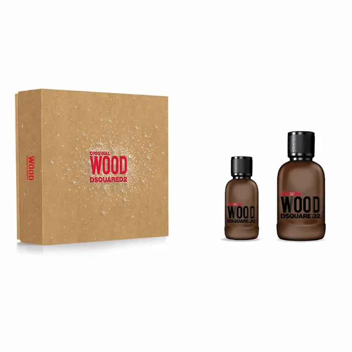 Dsquared2 Original Wood Eau De Parfum Spray 100ml Set 2 Pieces - By Mio Perfumería
