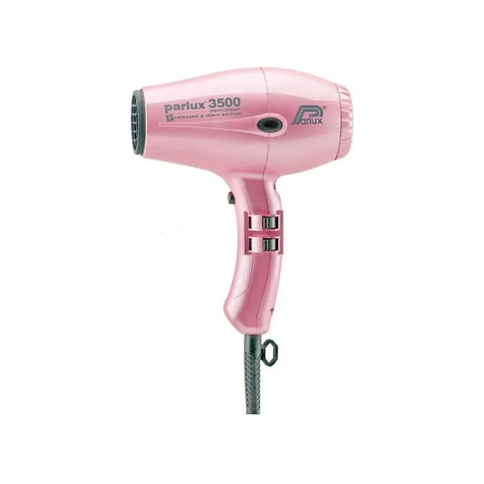 Parlux Hair Dryer 3500 Supercompact Ceramic Iconic Pink - By Mio Perfumería