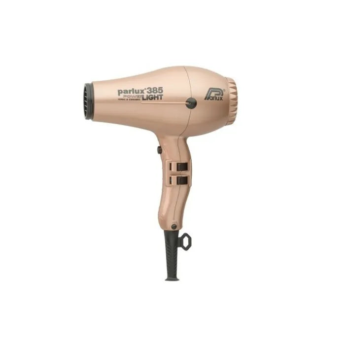 Parlux Hair Dryer 385 Power Light Gold - By Mio Perfumería