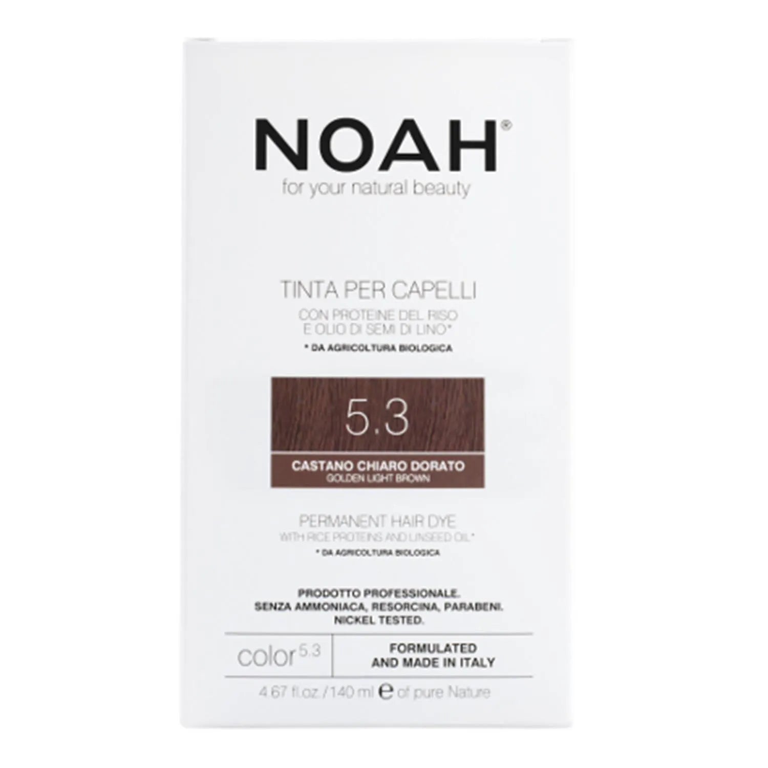 Noah Capilar Tinte Golden Light Brown 140ml - By Mio Perfumería