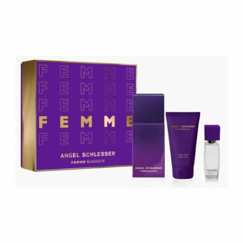 Angel Schlesser Femme Magique Eau De Toilette Spray 100ml Set 3 Pieces - By Mio Perfumería