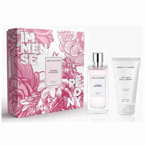 Angel Schlesser Les Eaux D'Un Instant Immense Peony Eau De Toilette Spray 100ml Set 2 Pieces - By Mio Perfumería