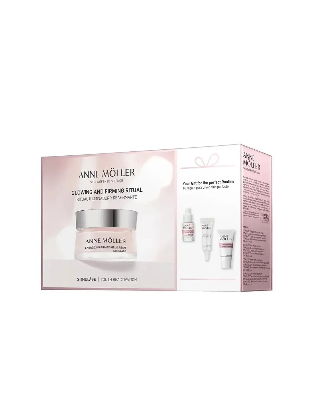 Anne Möller Stimulâge Ritual Iluminador y Reafirmante Gel Crema Estuche 4 Piezas - By Mio Perfumería