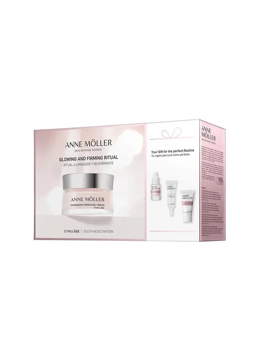Anne Möller Stimulâge Ritual Iluminador y Reafirmante Gel Crema Estuche 4 Piezas