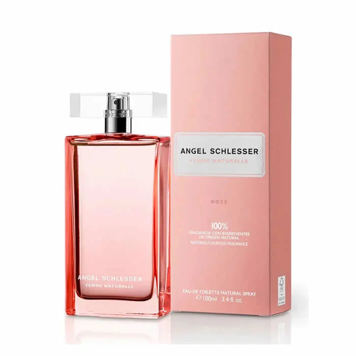 Angel Schlesser Femme Naturelle Rose Eau De Toilette Spray 100ml - By Mio Perfumería