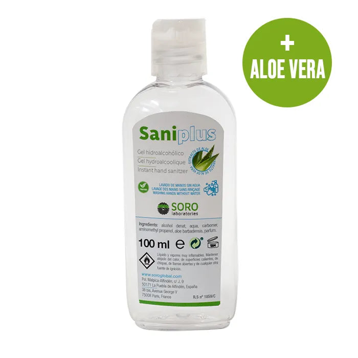 Hydroalcoholic Hand Gel Sanitizer With Aloe Vera 100ml - By Mio Perfumería