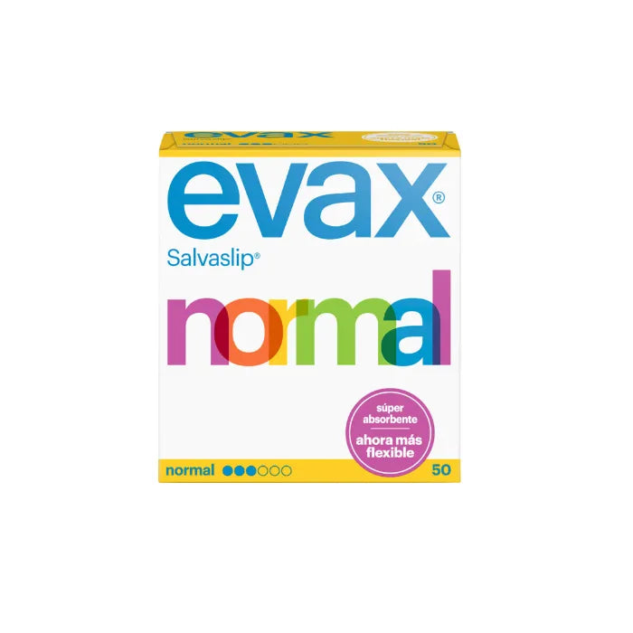 Evax Normal Pantyliners 50 Units - By Mio Perfumería