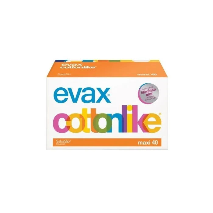 Evax Cottonlike Maxi Pantyliners 40 Units - By Mio Perfumería