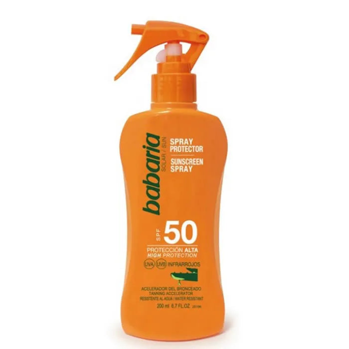Babaria Sunscreen Lotion With Aloe Vera Spf50 200ml - By Mio Perfumería