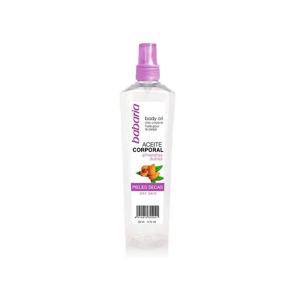 Babaria Sweet Almonds Moisturizing Body Oil 300ml - By Mio Perfumería