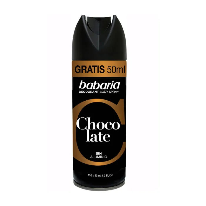 Babaria Chocolate Deodorant Spray 200ml - By Mio Perfumería