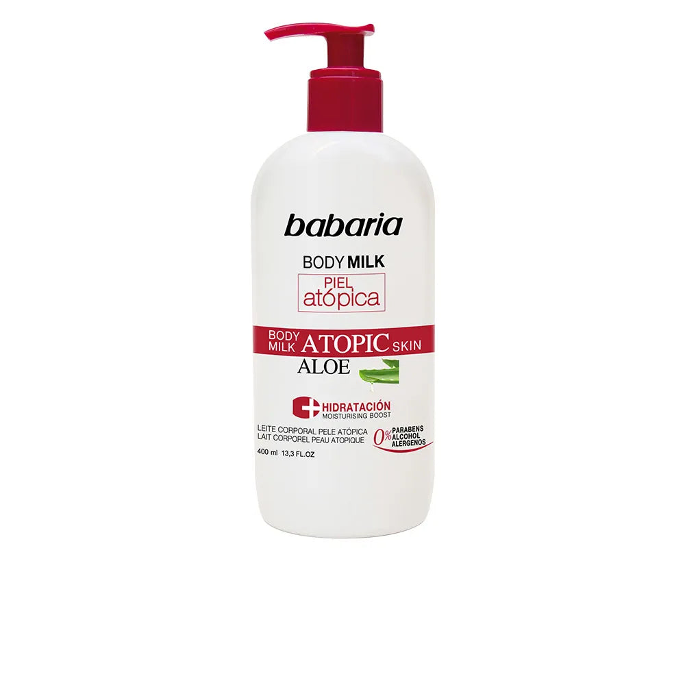 Babaria Aloe Vera Atopic Skin Body Milk 0% 400ml - By Mio Perfumería
