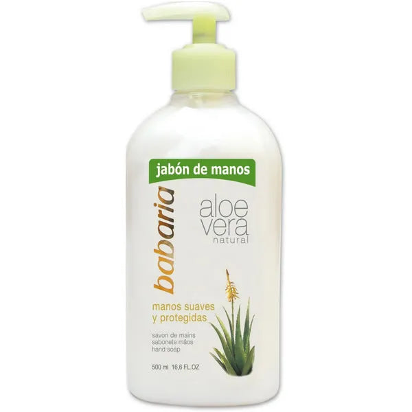 Babaria Liquid Hand Soap Aloe Vera 500ml - By Mio Perfumería