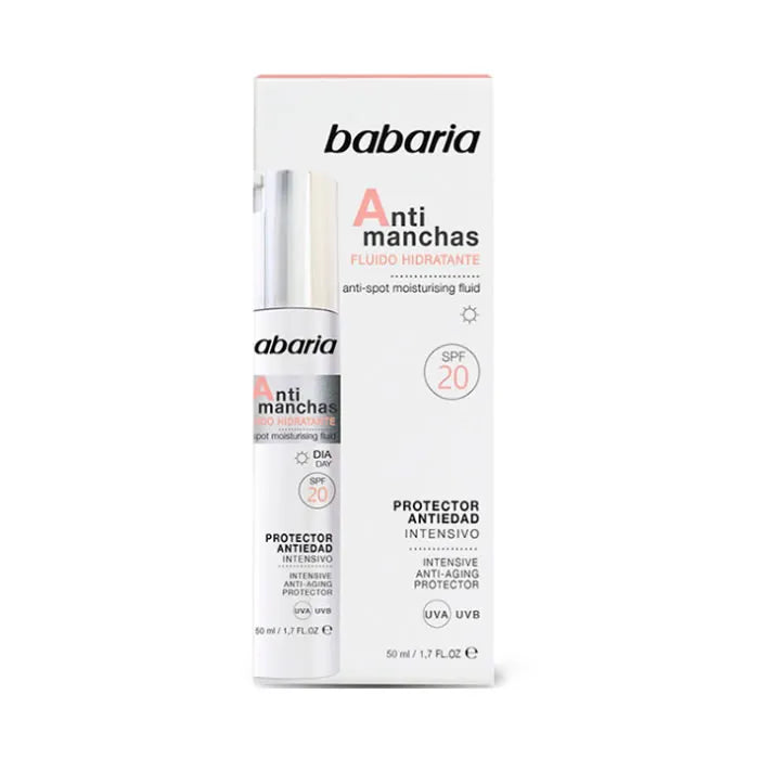 Babaria Anti-Dark Spot Moisturising Fluid Spf20 50ml - By Mio Perfumería