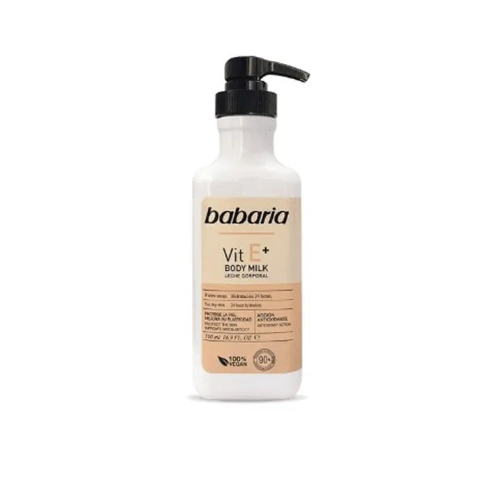 Babaria Vitamin E Body Milk 500ml - By Mio Perfumería