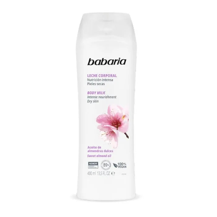 Babaria Sweet Almonds Body Milk Very Dry Skin 400ml - By Mio Perfumería