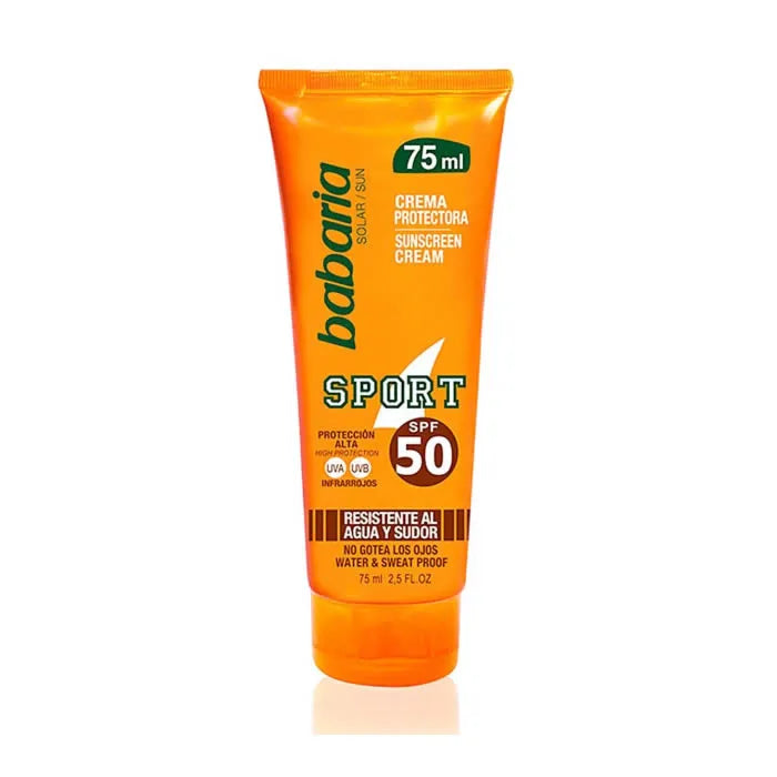 Babaria Sport Sun Cream Spf50 75ml - By Mio Perfumería
