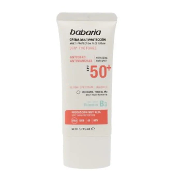Babaria Solar Multiprotection Anti-SPot Cream Spf50 50ml - By Mio Perfumería