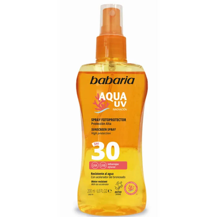 Babaria Sun Sunscreen Biphasic Spf30 Spray 200ml - By Mio Perfumería
