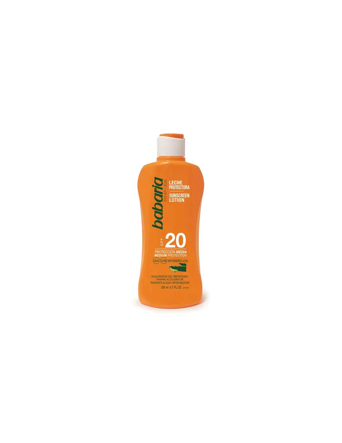 Babaria Sol Leche Protector Aloe Sfp20 300ml - By Mio Perfumería