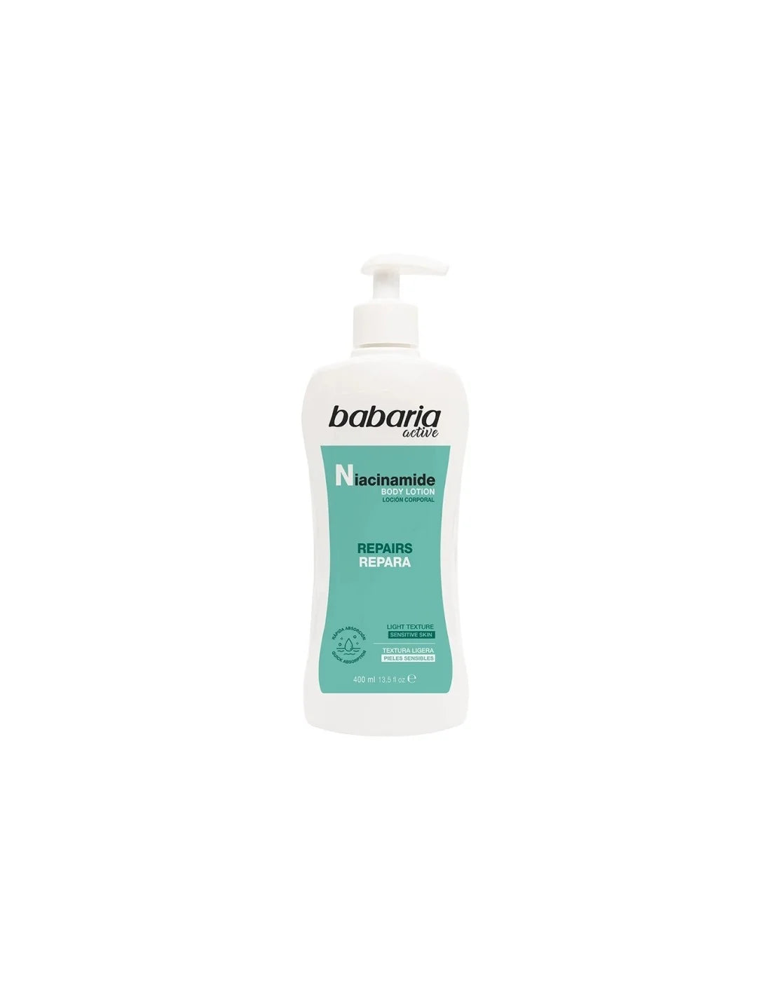 Babaria Active Niacinamide Locion Corporal Pieles Sensibles Con Difusor 400ml - By Mio Perfumería