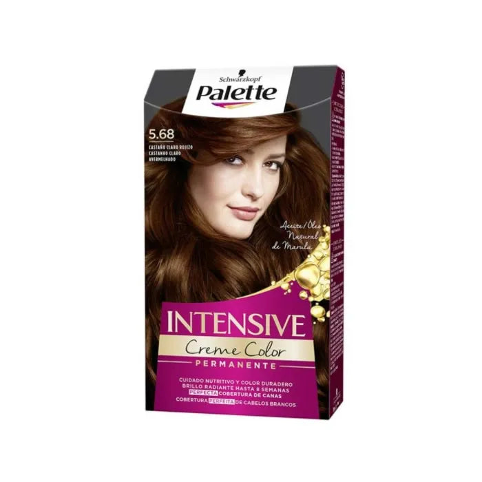 Schwarzkopf Palette Intensive Creme Color Tint 5.68 Light Reddish Brown - By Mio Perfumería