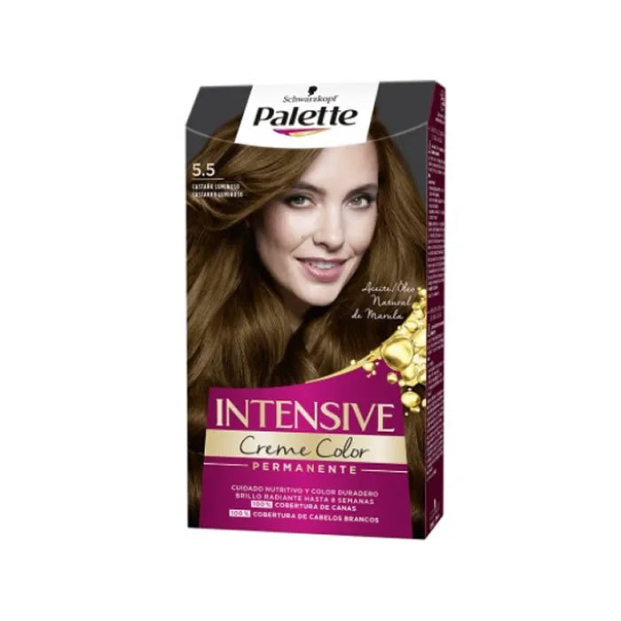 Schwarzkopf Palette Intensive Creme Color Tint 5.5 Luminous Brown - By Mio Perfumería