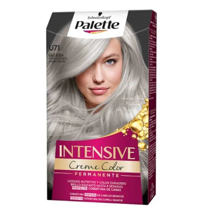 Schwarzkopf Palette Intensive Creme Color Tint U71 Grey Silver - By Mio Perfumería
