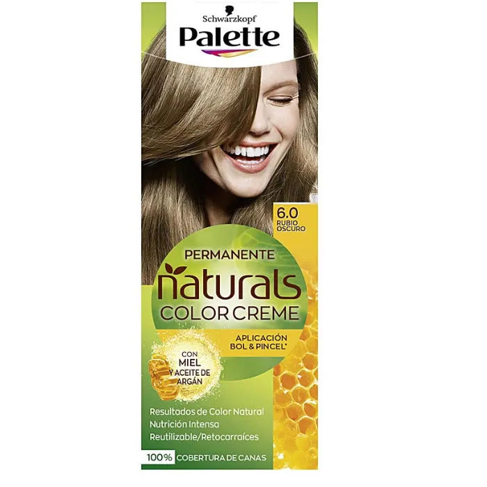 Schwarzkopf Palette Naturals Color Creme 6.0 Dark Blonde - By Mio Perfumería