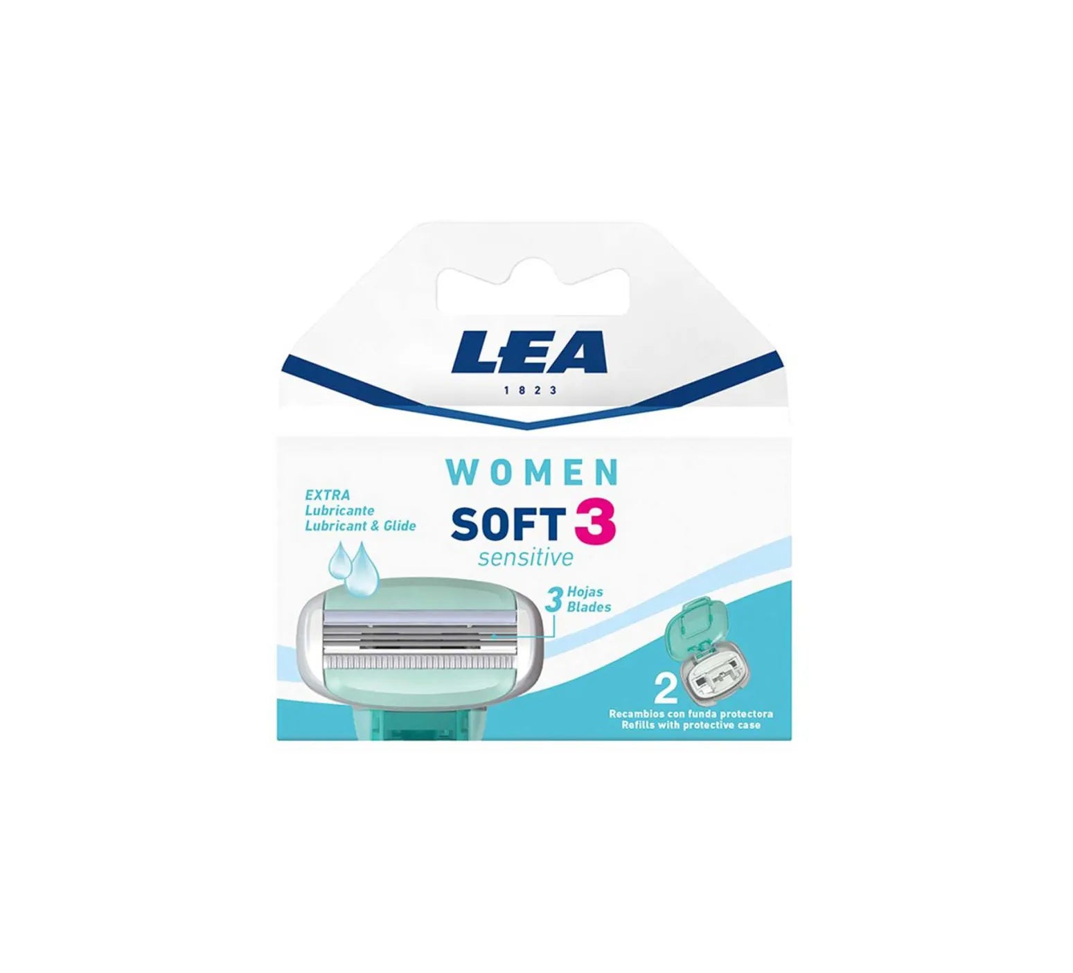 Lea Recambios Woman Soft3 Sensitive 2un - By Mio Perfumería