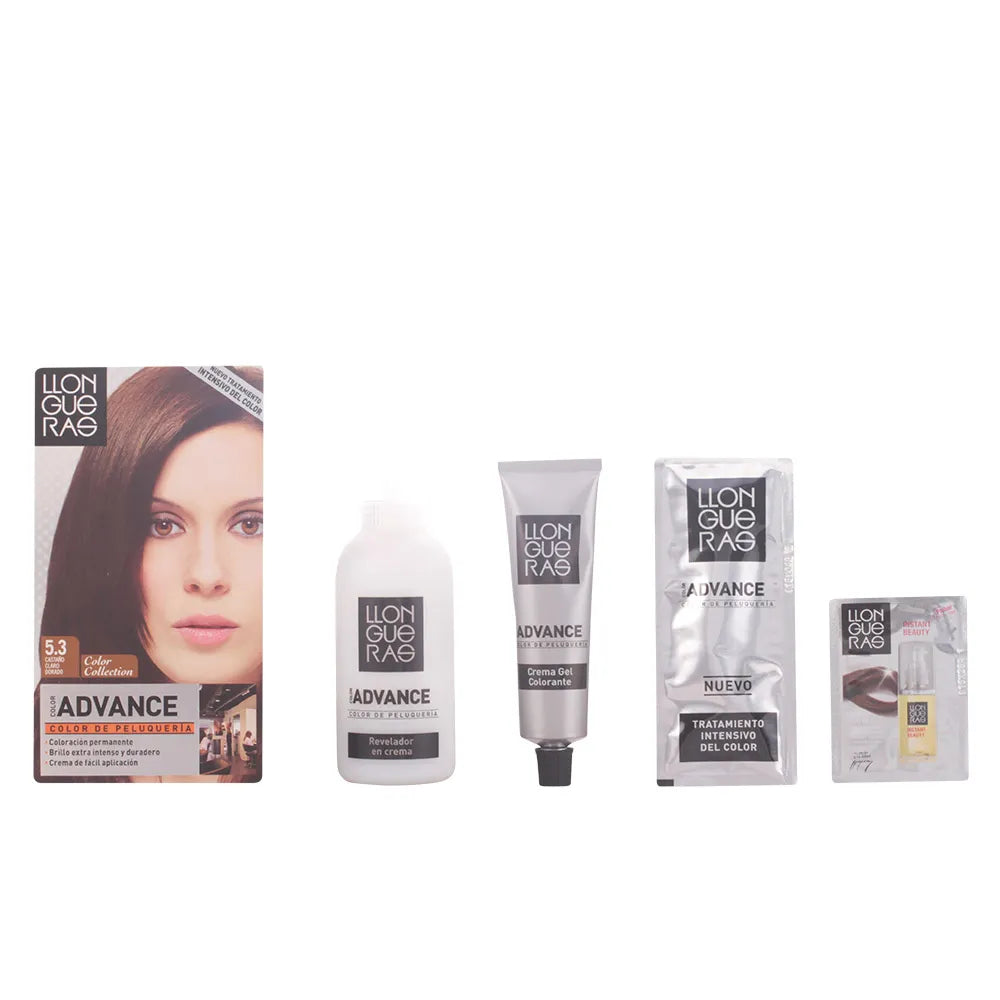 Llongueras Color Advance Hair Colour 5.3 Brown Light Gold - By Mio Perfumería
