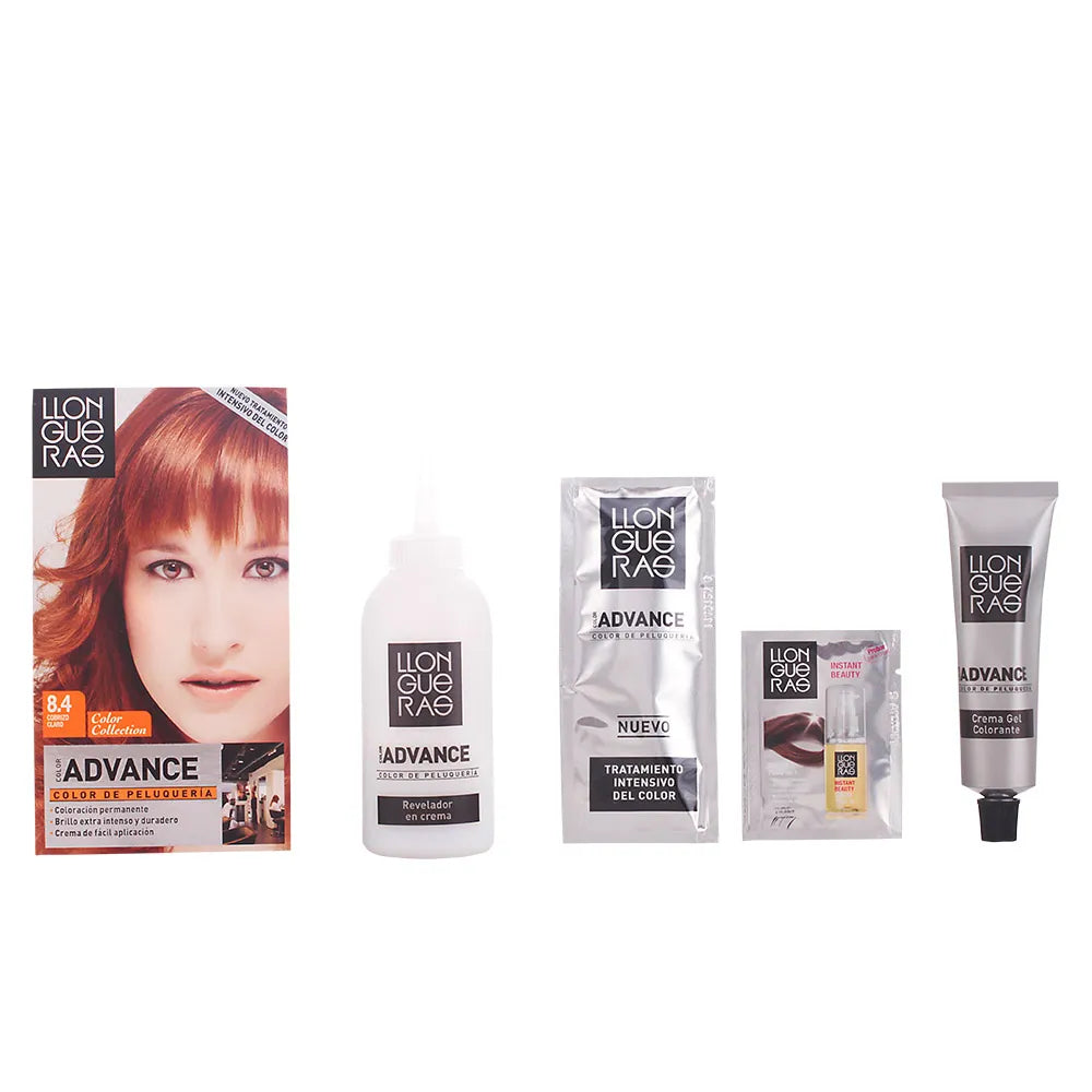 Llongueras Color Advance Hair Colour 8,4 Light Copper - By Mio Perfumería