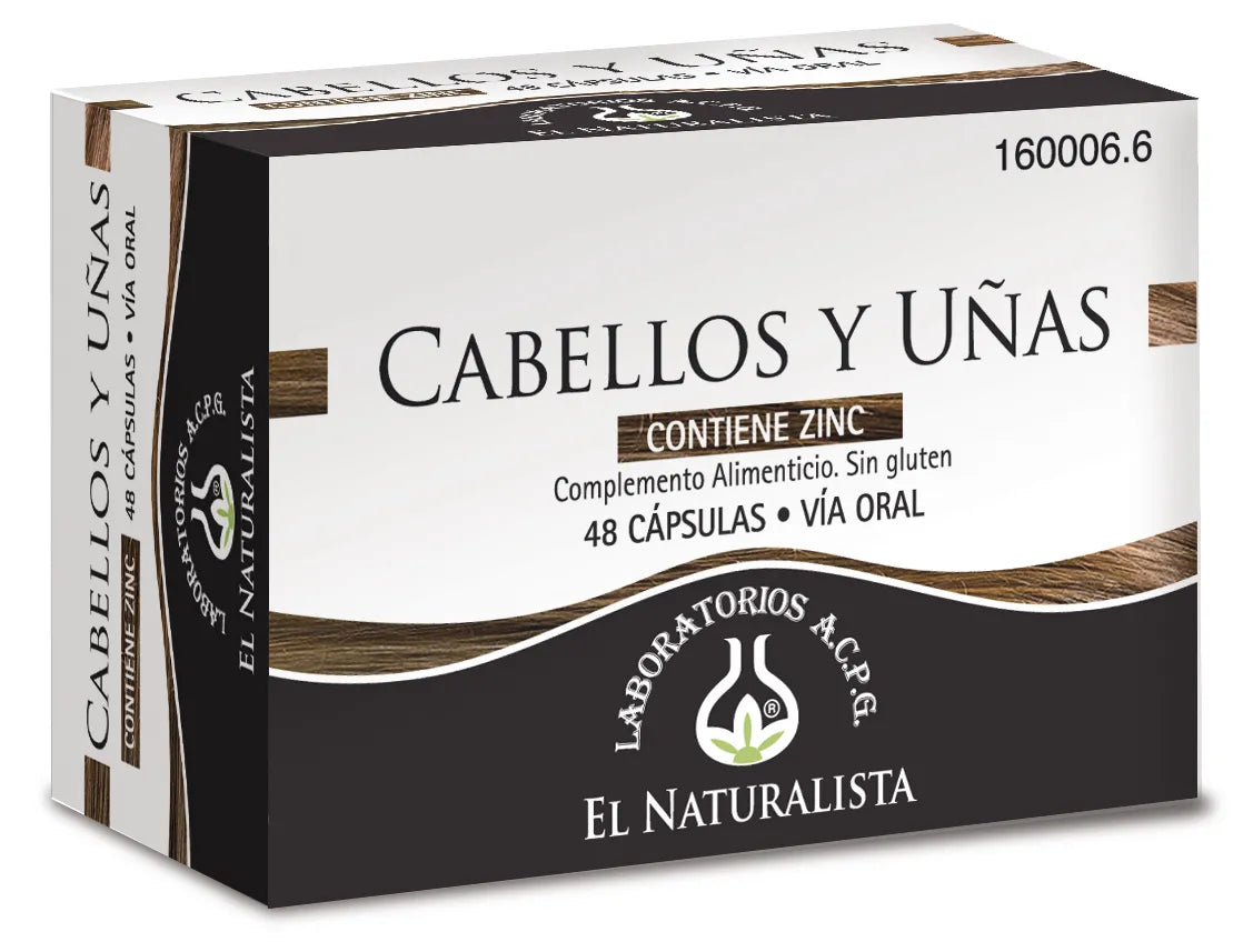 Cabello y Uñas El Naturalista 48 Caps - By Mio Perfumería