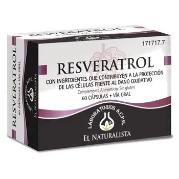 El Natural Resveratrol 60 Caps - By Mio Perfumería