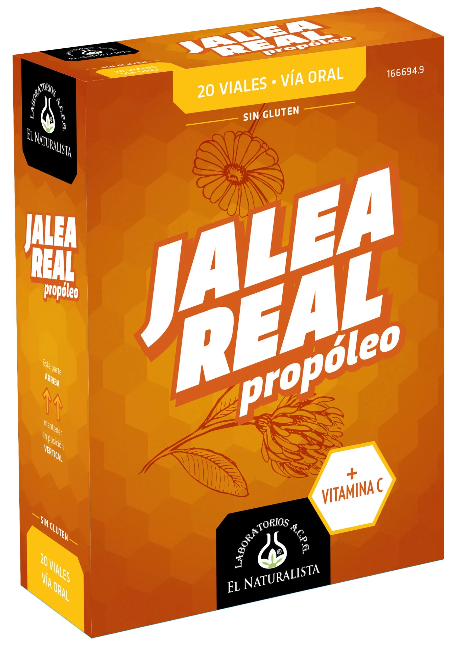 El Natural Jalea Real Adultos Con Propoleo 20 Viales Abre Fac - By Mio Perfumería