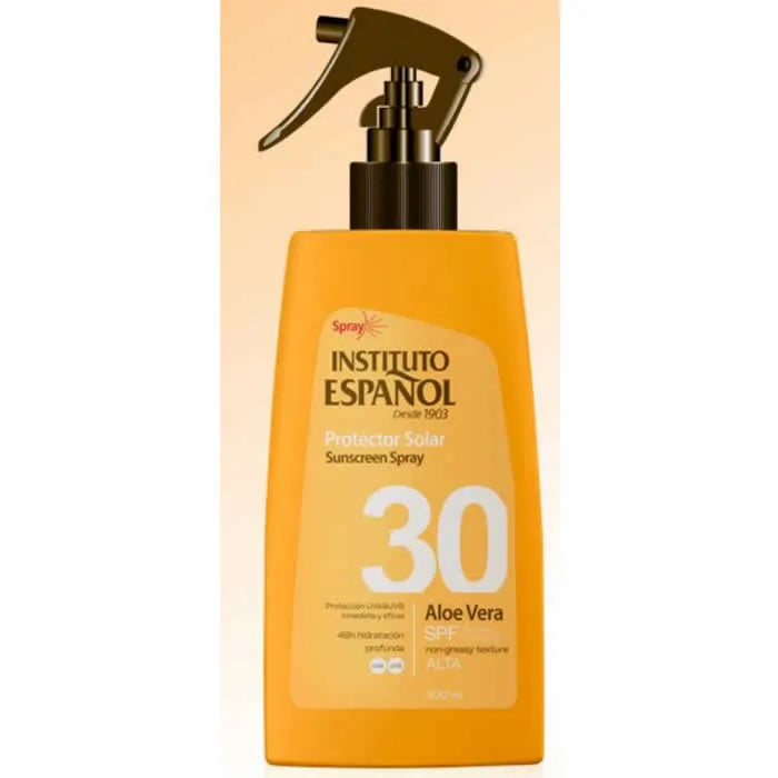 Instituto Español Sunscreen Spray Aloe Vera Spf30 300ml - By Mio Perfumería