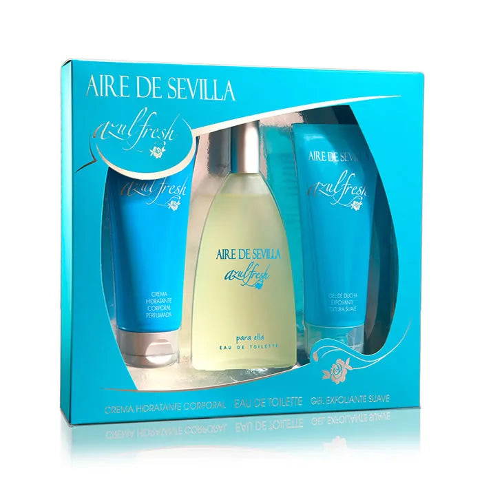 Aire De Sevilla Azul Fresh Eau De Toilette Spray 150ml Set 3 Piezas - By Mio Perfumería