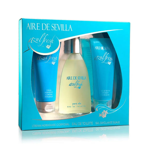 Aire De Sevilla Azul Fresh Eau De Toilette Spray 150ml Set 3 Piezas - By Mio Perfumería