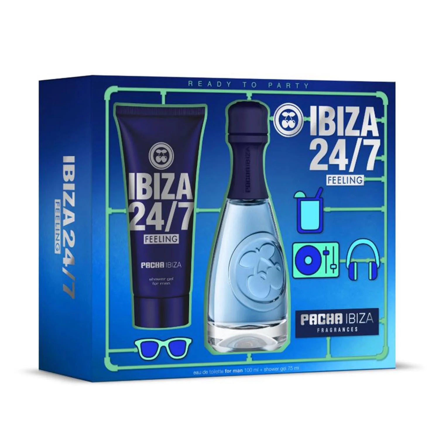 Est Pacha Feeling 24-7 Him 80 Gel 75 - By Mio Perfumería