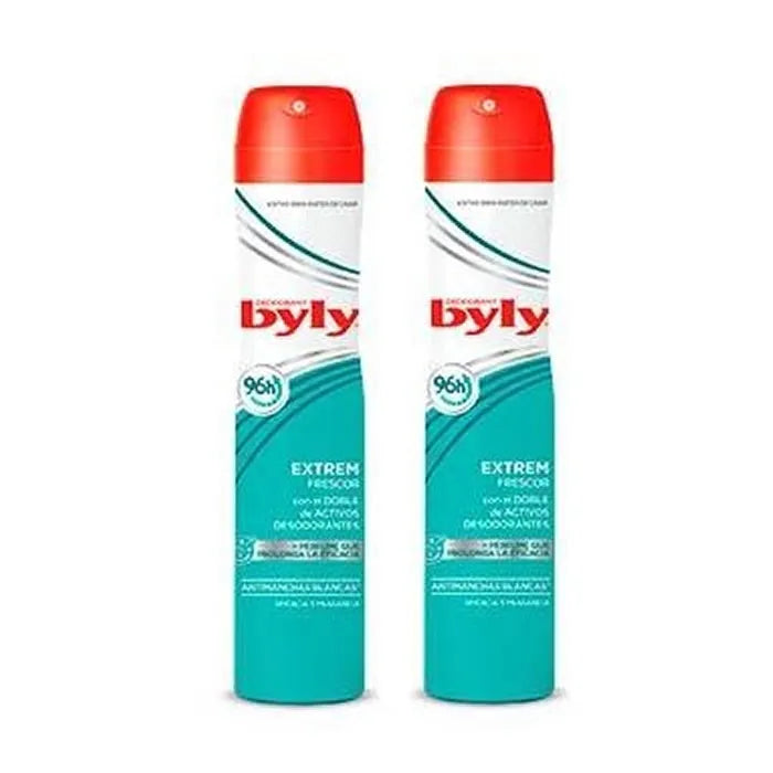 Byly Extrem Frescor Deodorant Spray 2x200ml - By Mio Perfumería