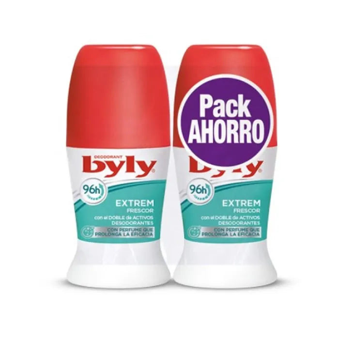 Byly Extrem Freshness Roll-On Deodorant 2x50ml - By Mio Perfumería