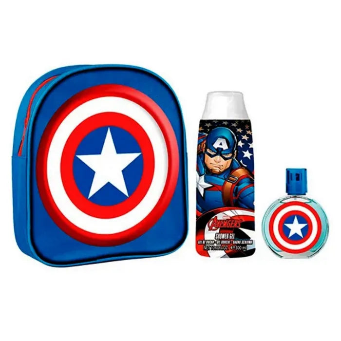 Captain America Eau De Toilette Spray 50ml Set 3 Pieces - By Mio Perfumería
