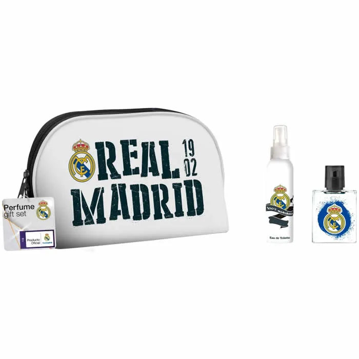 Real Madrid Eau De Toilette Spray 50ml Set 3 Pieces - By Mio Perfumería