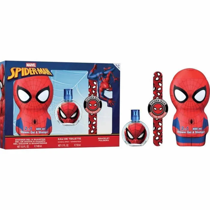 Marvel Spiderman Eau De Toilette Spray 50ml Set 3 Pieces - By Mio Perfumería