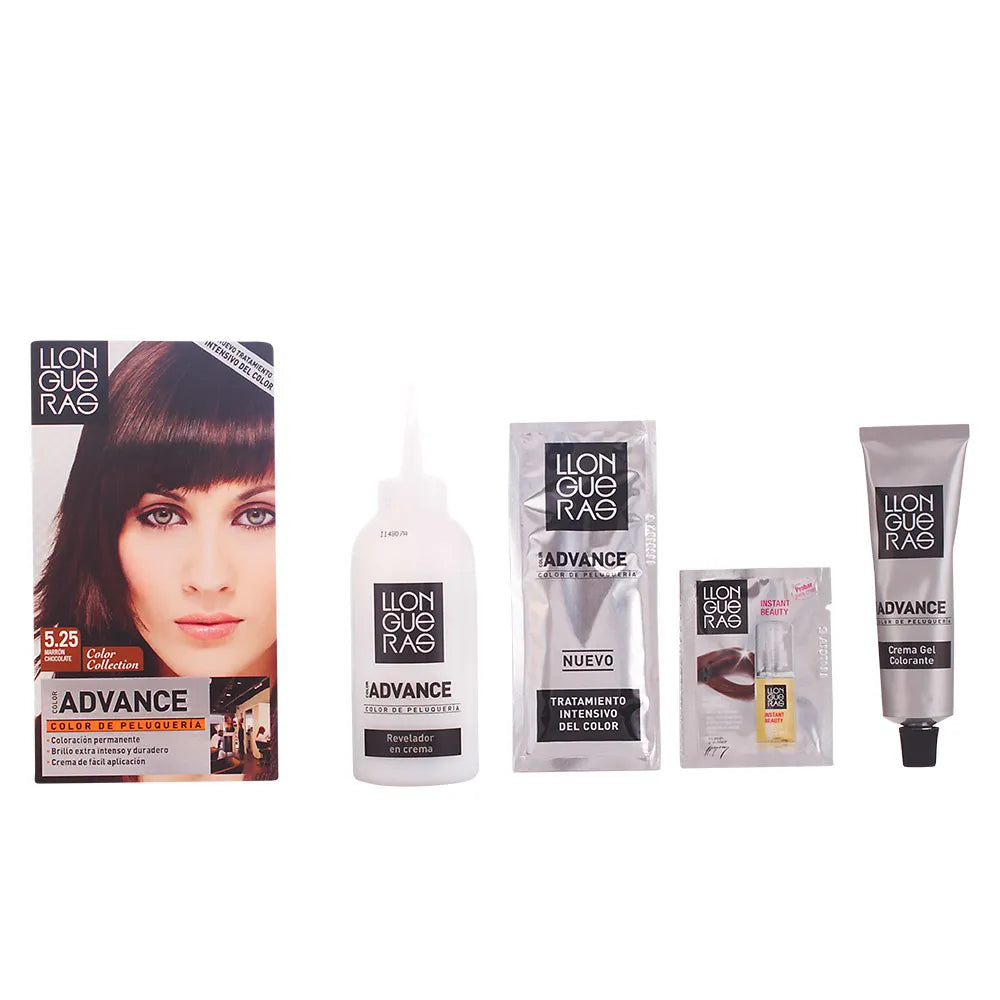 Llongueras Color Advance Hair Colour 5,25 Brown Chocolate - By Mio Perfumería
