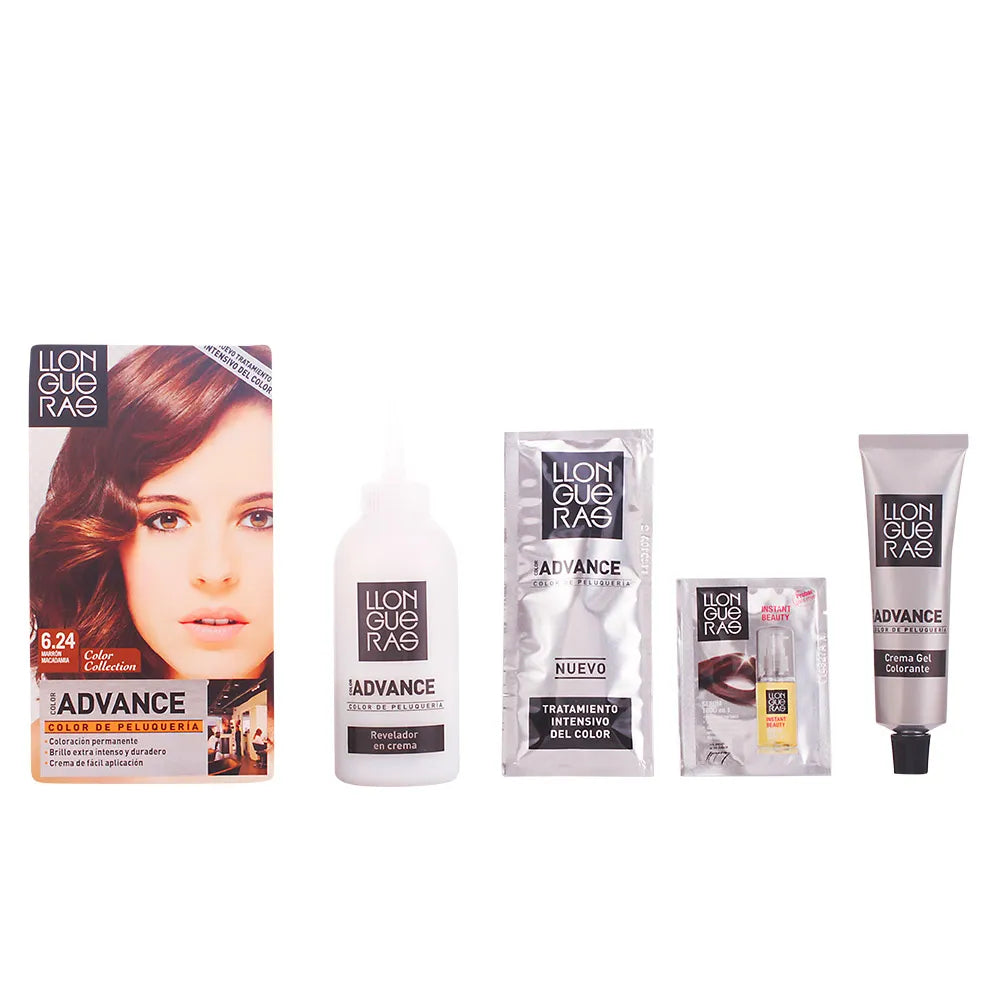 Llongueras Color Advance Hair Colour 6,24 Macadamia Brown - By Mio Perfumería