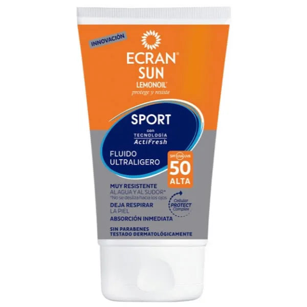 Ecran Sun Lemonoil Sport Ultralight Fluid  Spf50 40ml - By Mio Perfumería